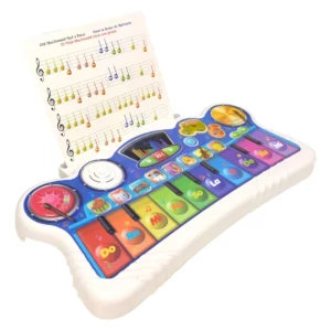 Piano didáctico con luces y sonido