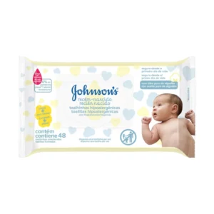 Toallitas Johnson´s baby recién nacido (sin perfume) x48 unid.