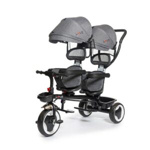 Triciclo asiento giratorio 360° mellizos
