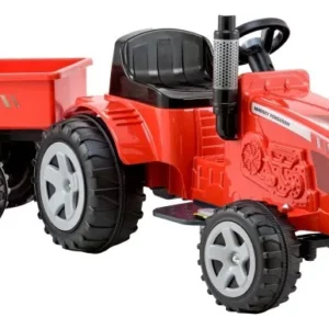 Tractor Massey Fergusson con remolque - Bateria 6V